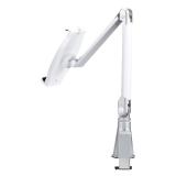 Neomounts - tableta-D100SILVER Soporte para tablet con abrazadera para escritorio 4.7-12.9" - universal - movimiento completo