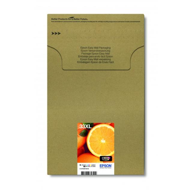 Epson - Oranges Multipack 5-colours 33XL Claria Premium Ink EasyMail