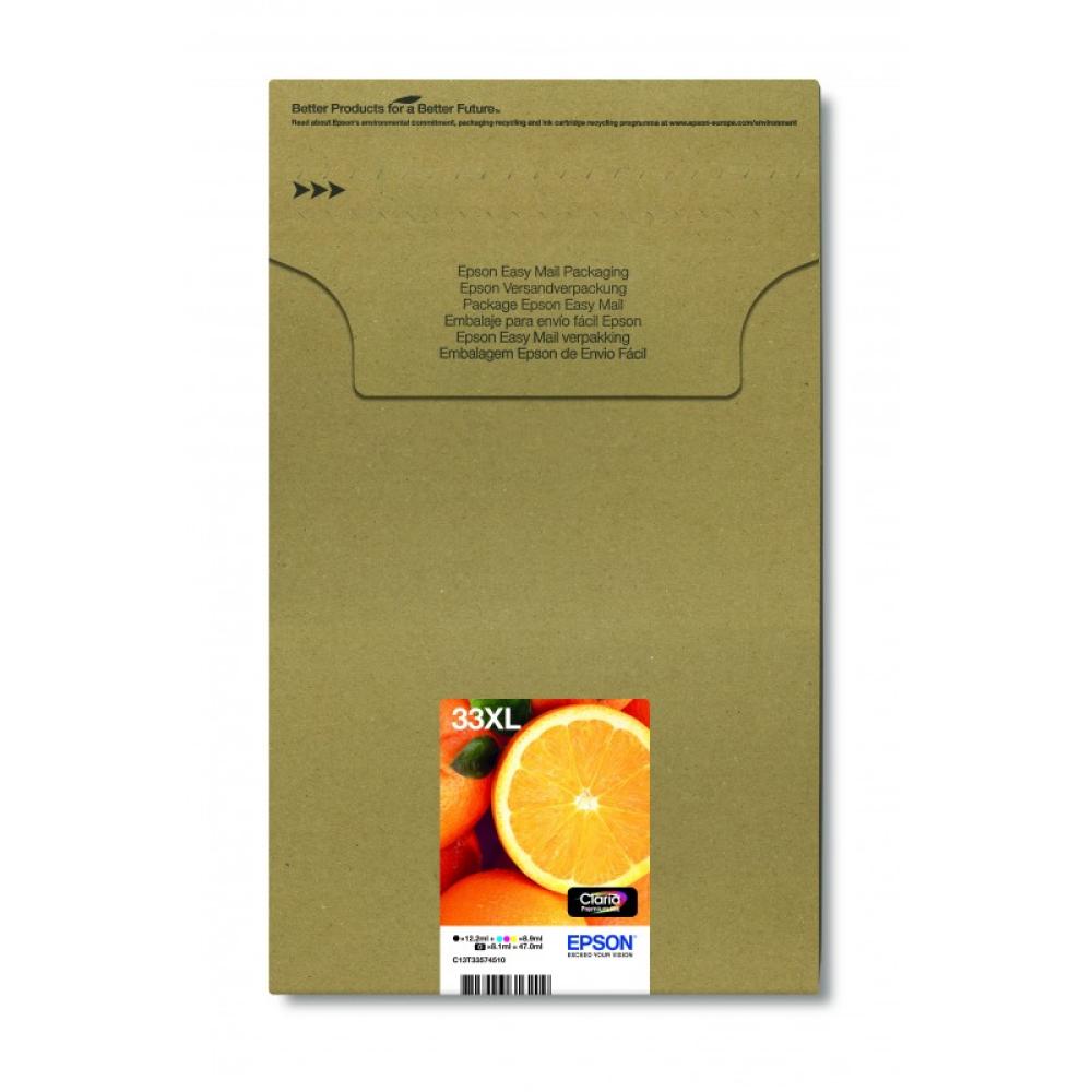 Epson - Oranges Multipack 5-colours 33XL Claria Premium Ink EasyMail