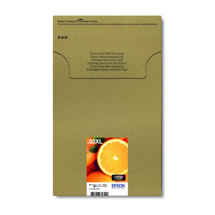 Epson - Oranges Multipack 5-colours 33XL Claria Premium Ink EasyMail