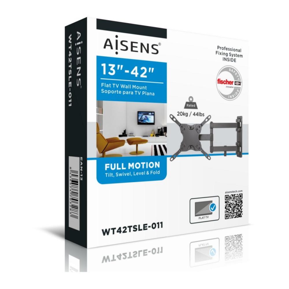 AISENS - WT42TSLE-011 soporte para TV 106,7 cm (42") Negro