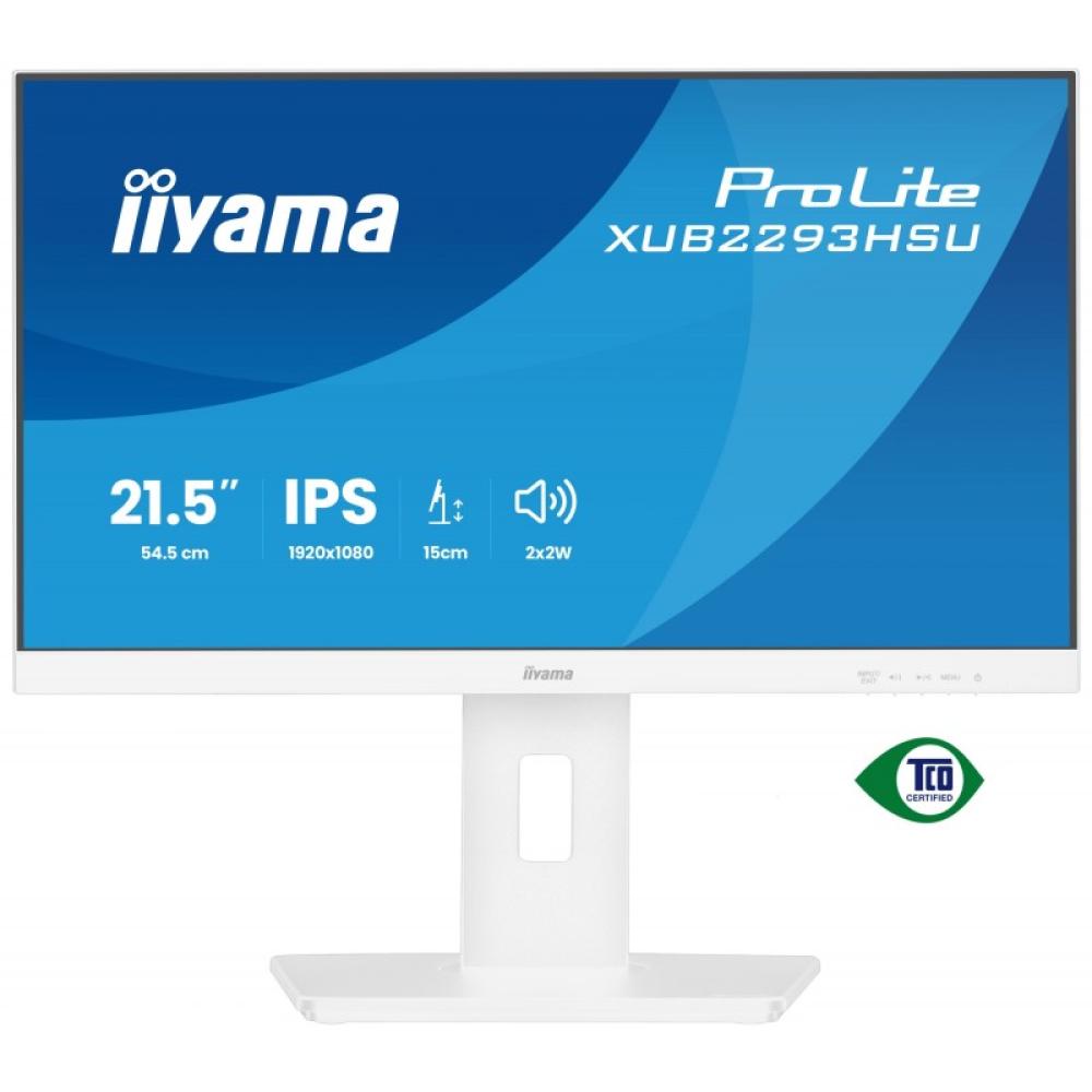 iiyama - ProLite XUB2293HSU-W7 pantalla para PC 54,6 cm (21.5") 1920 x 1080 Pixeles Full HD LED Blanco