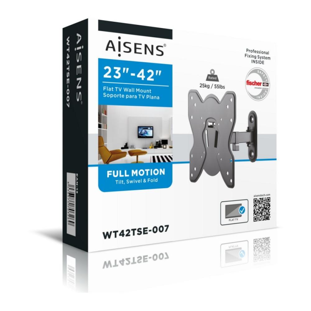AISENS - WT42TSE-007 soporte para TV 106,7 cm (42") Negro