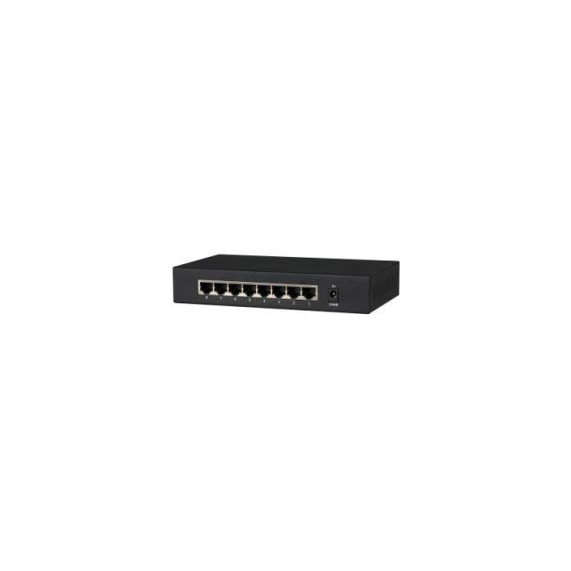 Dahua Technology - PFS3008-8GT switch No administrado L2 Gigabit Ethernet (10/100/1000) Negro