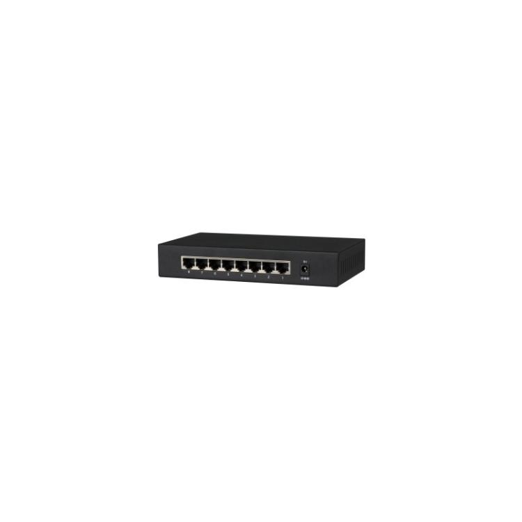 Dahua Technology - PFS3008-8GT switch No administrado L2 Gigabit Ethernet (10/100/1000) Negro