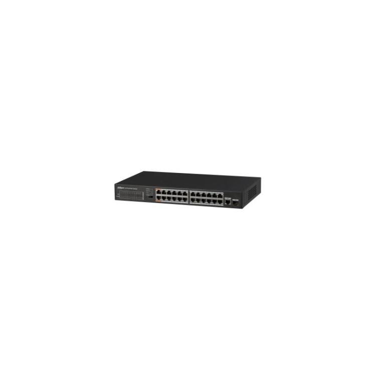 Dahua Technology - PFS3125-24ET-190 switch No administrado L2 Fast Ethernet (10/100) Energía sobre Ethernet (PoE) Negro