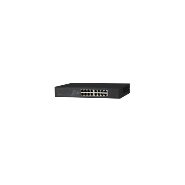 Dahua Technology - PFS3016-16GT switch No administrado L2 Gigabit Ethernet (10/100/1000) Negro