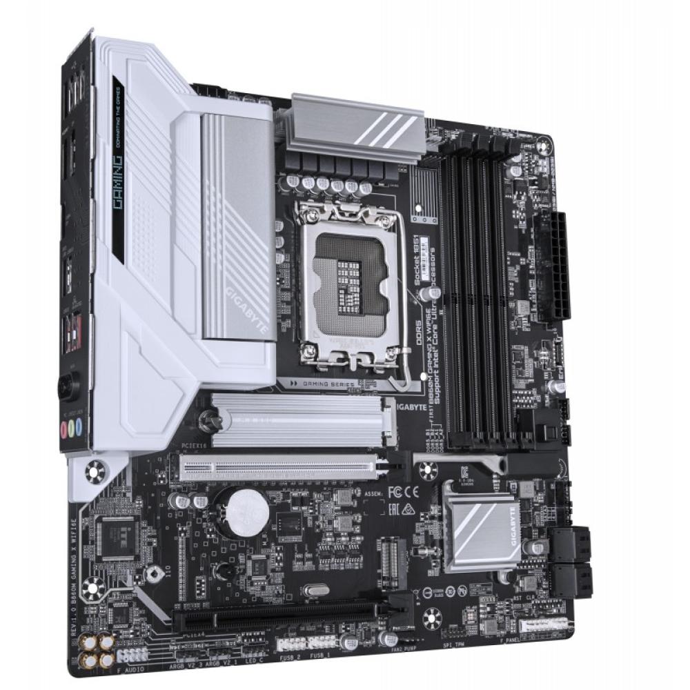 GIGABYTE - B860M GAMING X WIFI6E Placa base - CPUs Intel Core Ultra, VRM de 8+1+2+2 fases, hasta 9200MHz DDR5, 1xPCIe 5.0 + 1xPC