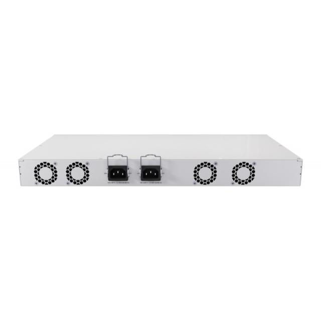 Mikrotik - CRS418-8P-8G-2S+RM Cloud Router/Sw L2/L3 Gigabit Ethernet (10/100/1000) Energía sobre Ethernet (PoE) 1U