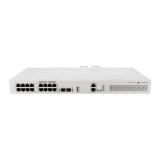 Mikrotik - CRS418-8P-8G-2S+RM Cloud Router/Sw L2/L3 Gigabit Ethernet (10/100/1000) Energía sobre Ethernet (PoE) 1U