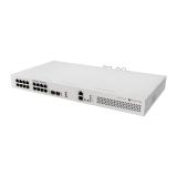 Mikrotik - CRS418-8P-8G-2S+RM Cloud Router/Sw L2/L3 Gigabit Ethernet (10/100/1000) Energía sobre Ethernet (PoE) 1U