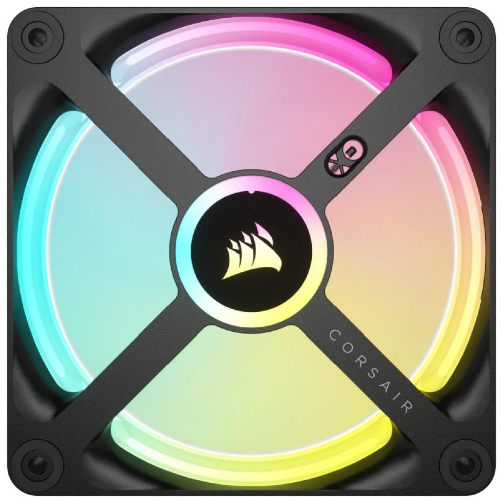 Corsair - CUE LINK QX120 RGB Carcasa del ordenador Ventilador 12 cm Negro, Blanco 1 pieza(s)