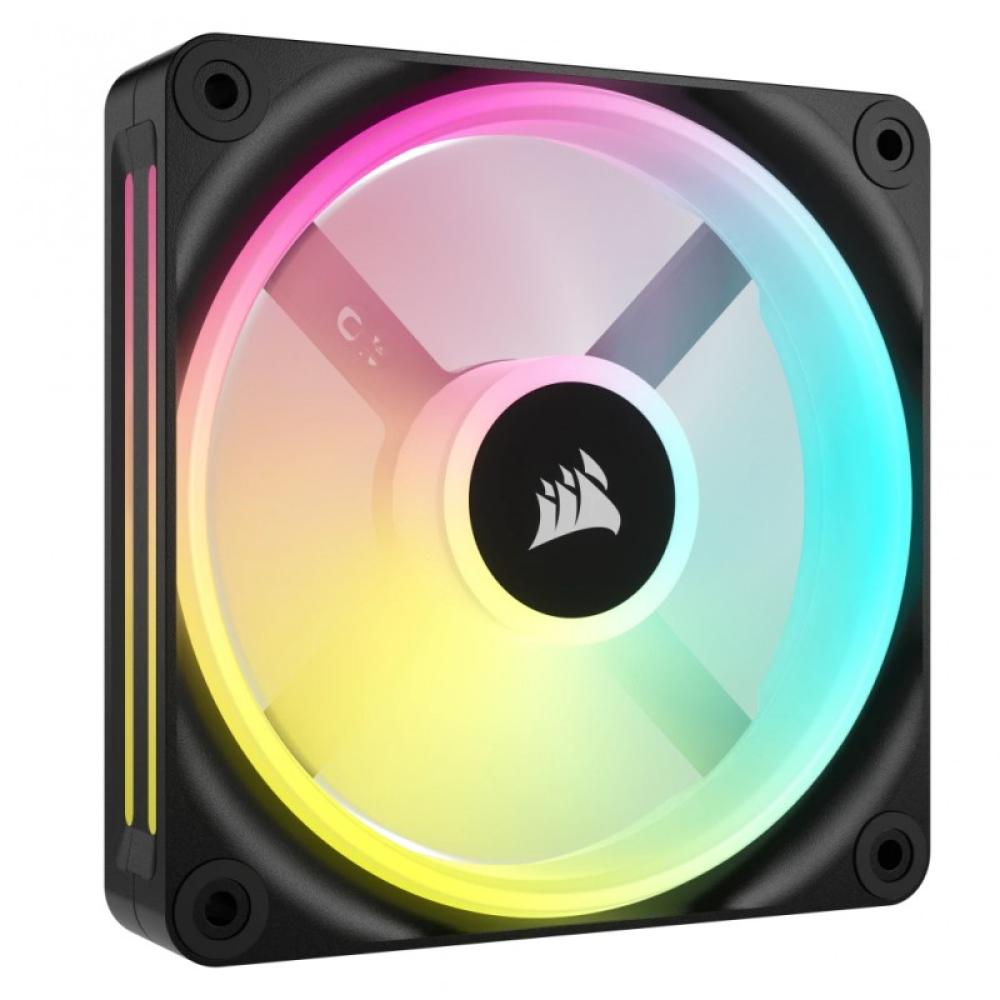 Corsair - CUE LINK QX120 RGB Carcasa del ordenador Ventilador 12 cm Negro, Blanco 1 pieza(s)