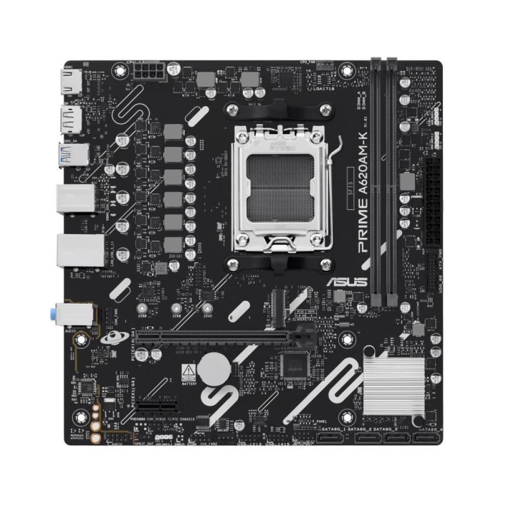 ASUS - PRIME A620AM-K AMD A620A Zócalo AM5 micro ATX