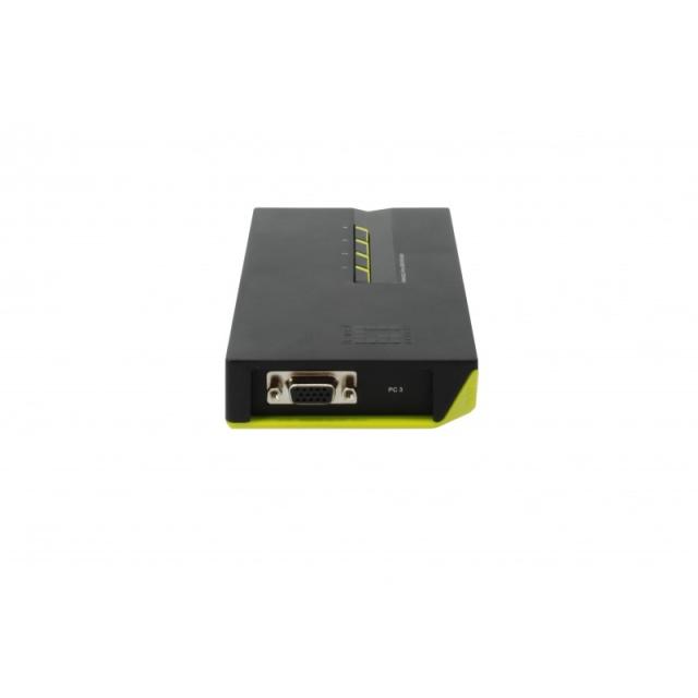 LevelOne - Switch KVM de 4 puertos USB
