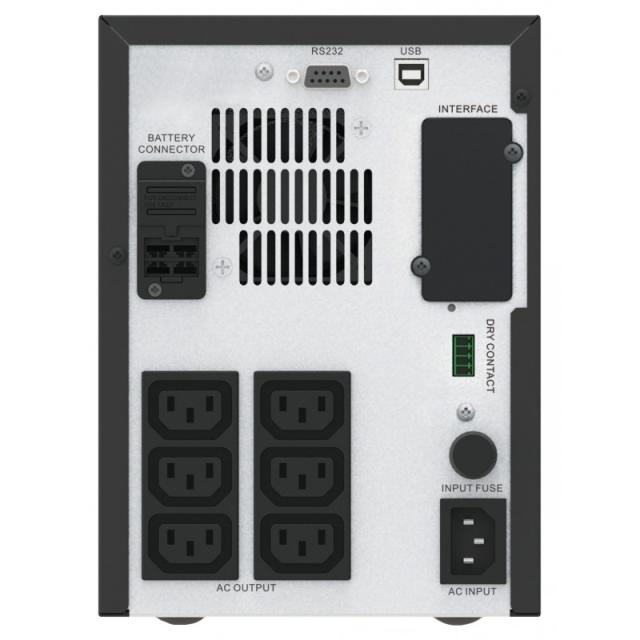 APC - Easy UPS SMV sistema de alimentación ininterrumpida (UPS) Línea interactiva 1 kVA 700 W 6 salidas AC