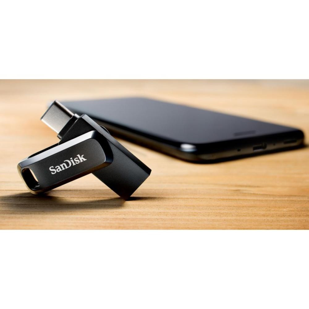 SanDisk - Ultra Dual Drive Go unidad flash USB 512 GB USB Type-A / USB Type-C 3.2 Gen 1 (3.1 Gen 1) Negro
