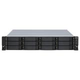 QNAP - TL-R1200S-RP caja para disco duro externo Carcasa de disco duro/SSD Negro, Gris 2.5/3.5"