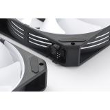 ABYSM - Gaming Ventilador Arclight 2.0 Pack 3 en 1 Negro, Iluminación ARGB y Capacidad de Conectarlos en Serie (Clic&Go)