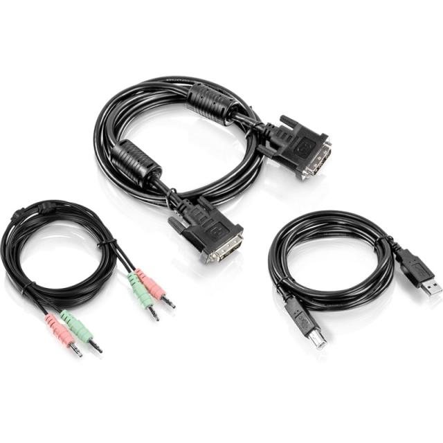 Trendnet - TK-CD06 cable para video, teclado y ratón (kvm) Negro 1,8 m