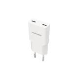 Nanocable - Cargador 2xUSB-C/PD 30W, Blanco