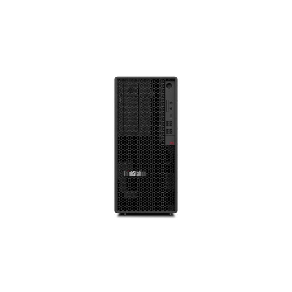 Lenovo - ThinkStation P2 Tower Gen 2 Intel Core Ultra 7 265 32 GB DDR5-SDRAM 1 TB SSD NVIDIA GeForce RTX 5060 Windows 11 Pro Tor
