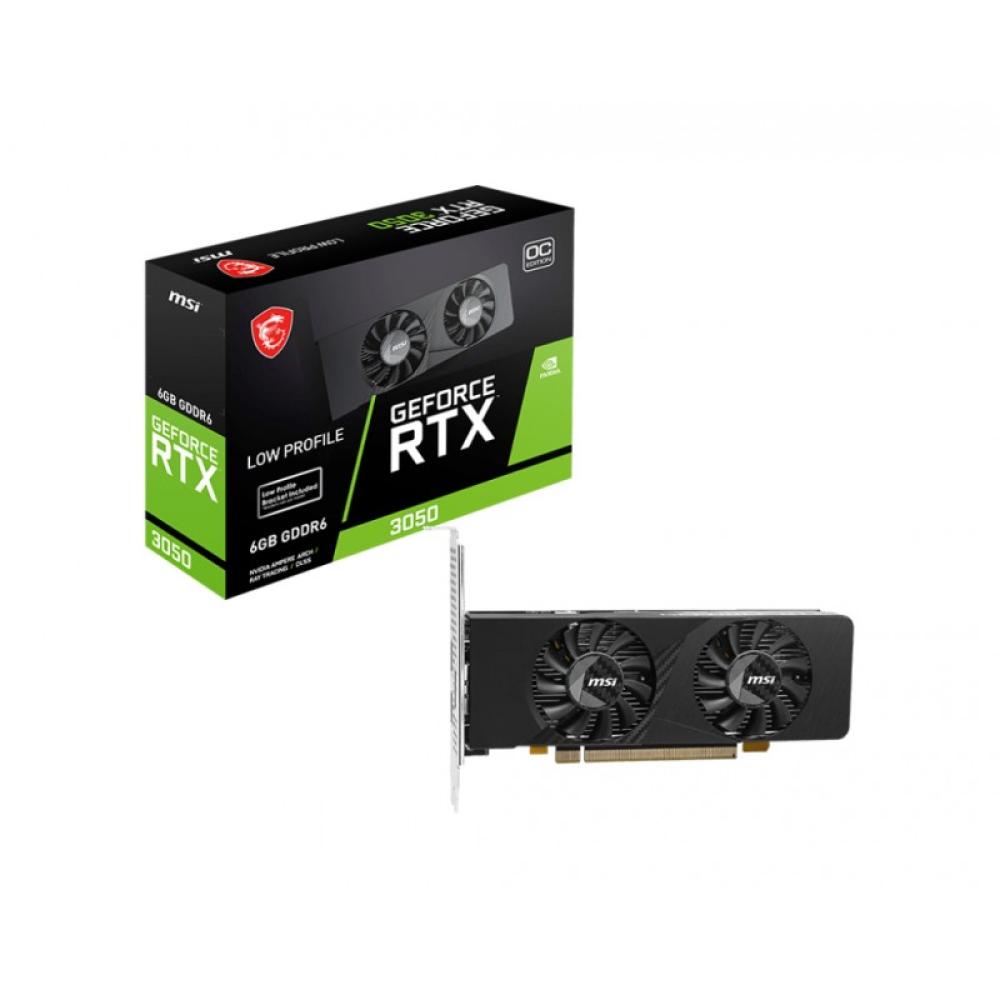 MSI - GEFORCE RTX 3050 LP E 6G OC tarjeta gráfica NVIDIA 6 GB GDDR6