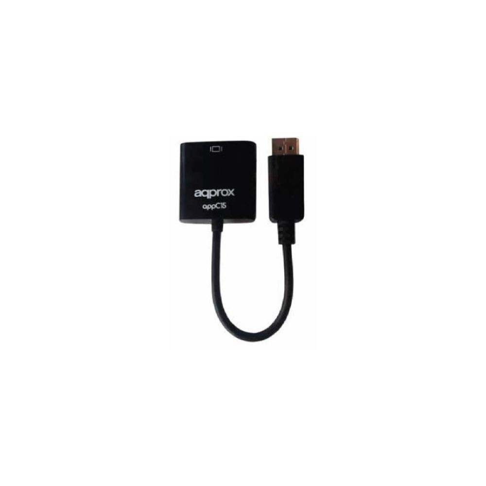 Approx - appC15 VGA (D-Sub) DisplayPort Negro