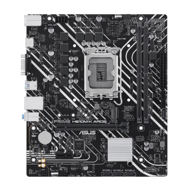 ASUS - PRIME H610M-K ARGB Intel H610 LGA 1700 micro ATX