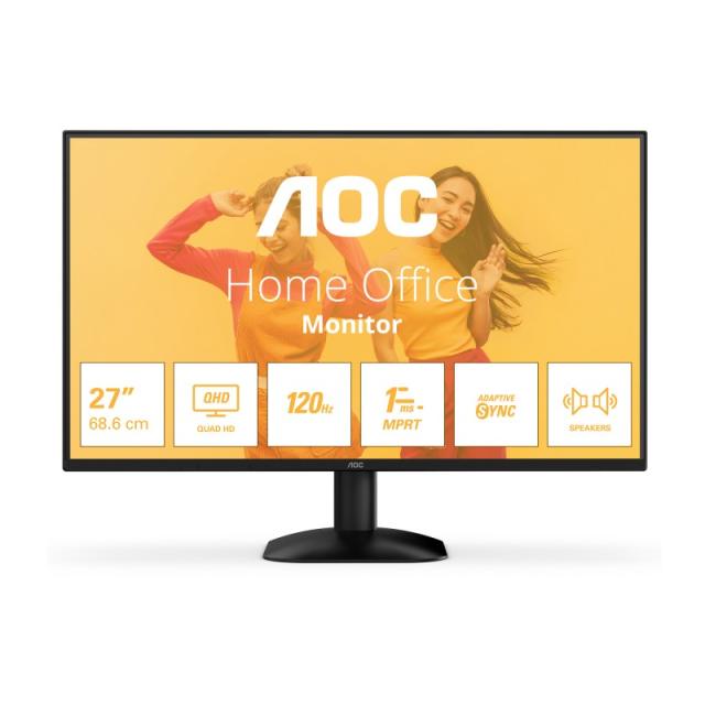 AOC - B3 Q27B35S3 pantalla para PC 68,6 cm (27") 2560 x 1440 Pixeles Quad HD LED Negro