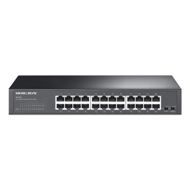 Mercusys - MS124GS switch Gigabit Ethernet (10/100/1000) Negro
