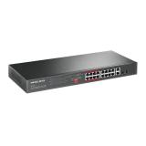 Mercusys - 16-PORT 10/100MBPS+ 2-PORT GB RCK 16-PORT POE+ No administrado Fast Ethernet (10/100) Energía sobre Ethernet (PoE) Ne