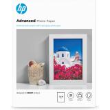 HP - Papel fotográfico Advanced, brillante, 250 g/m2, 13 x 18 cm (127 x 178 mm), 25 hojas