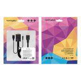 Nanocable - Conversor unidireccional VGA/M + AUDIO/M + USB-A/M (para alimentación) a HDMI/M, Negro, 1.8m