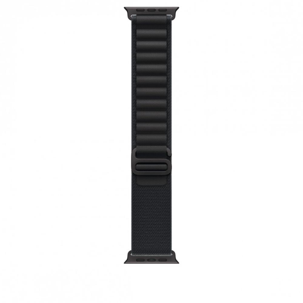 Apple - MG9H4ZM/A Accesorios para dispositivos vestibles inteligentes Grupo de rock Negro Titanio, Poliéster, Spandex