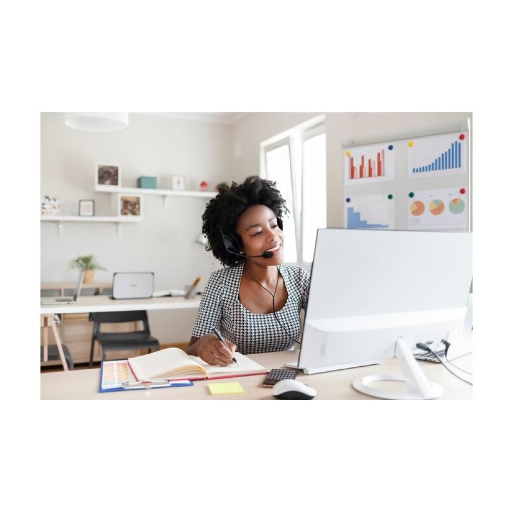 Kensington - Auriculares USB-A clásicos con micrófono y control de volumen