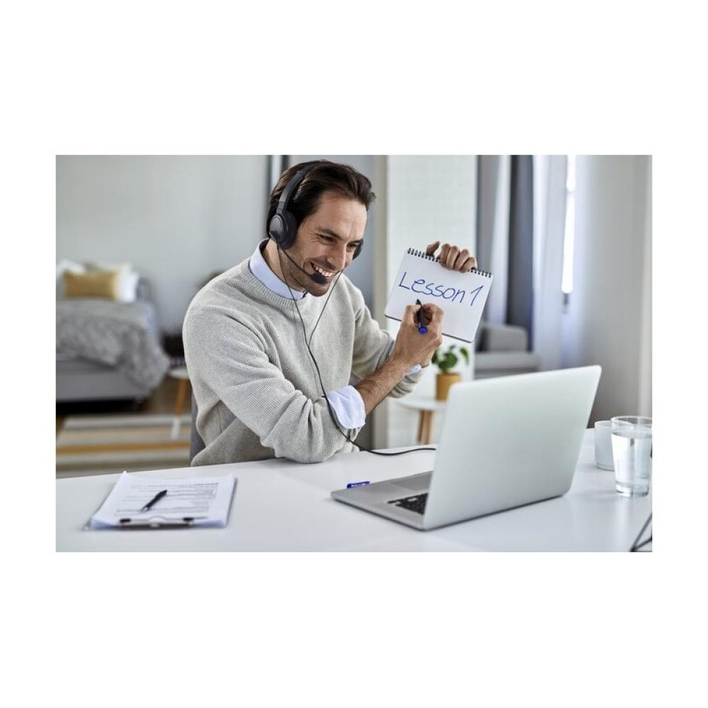 Kensington - Auriculares USB-A clásicos con micrófono y control de volumen