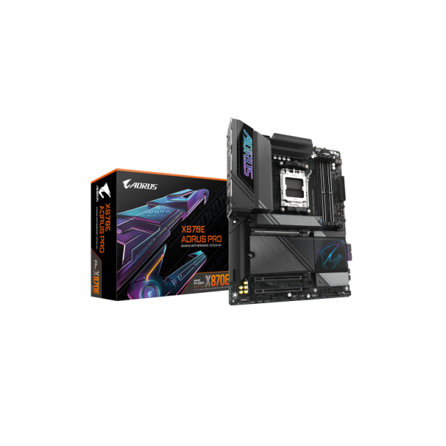 GIGABYTE - PLACA GIGABYTE X870E AORUS PRO,AMD,AM5,X870E,4DDR5,256GB,2.5GbE LAN,ATX