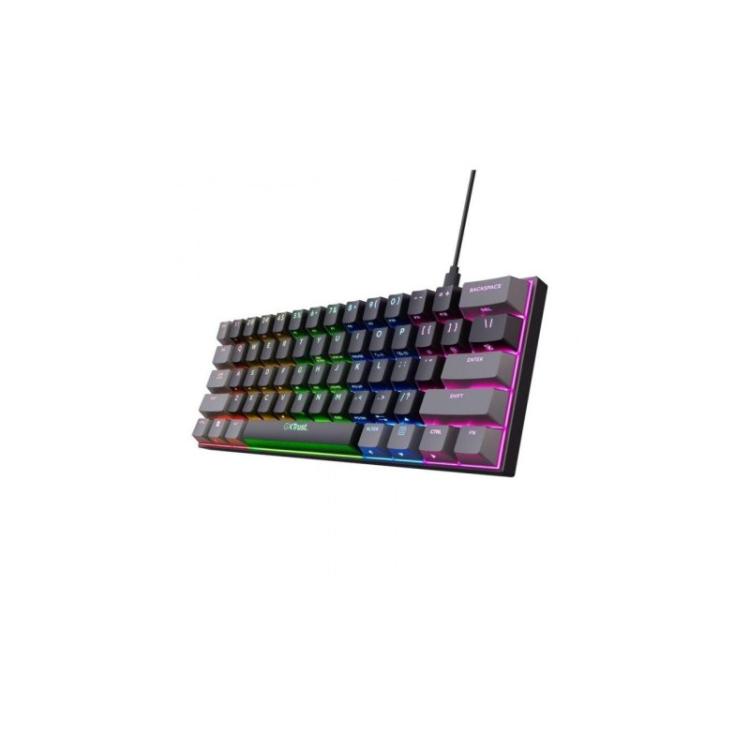 Trust - TRUST GXT867 ACIRA 60% MINI GAMING KEYBOARD ES