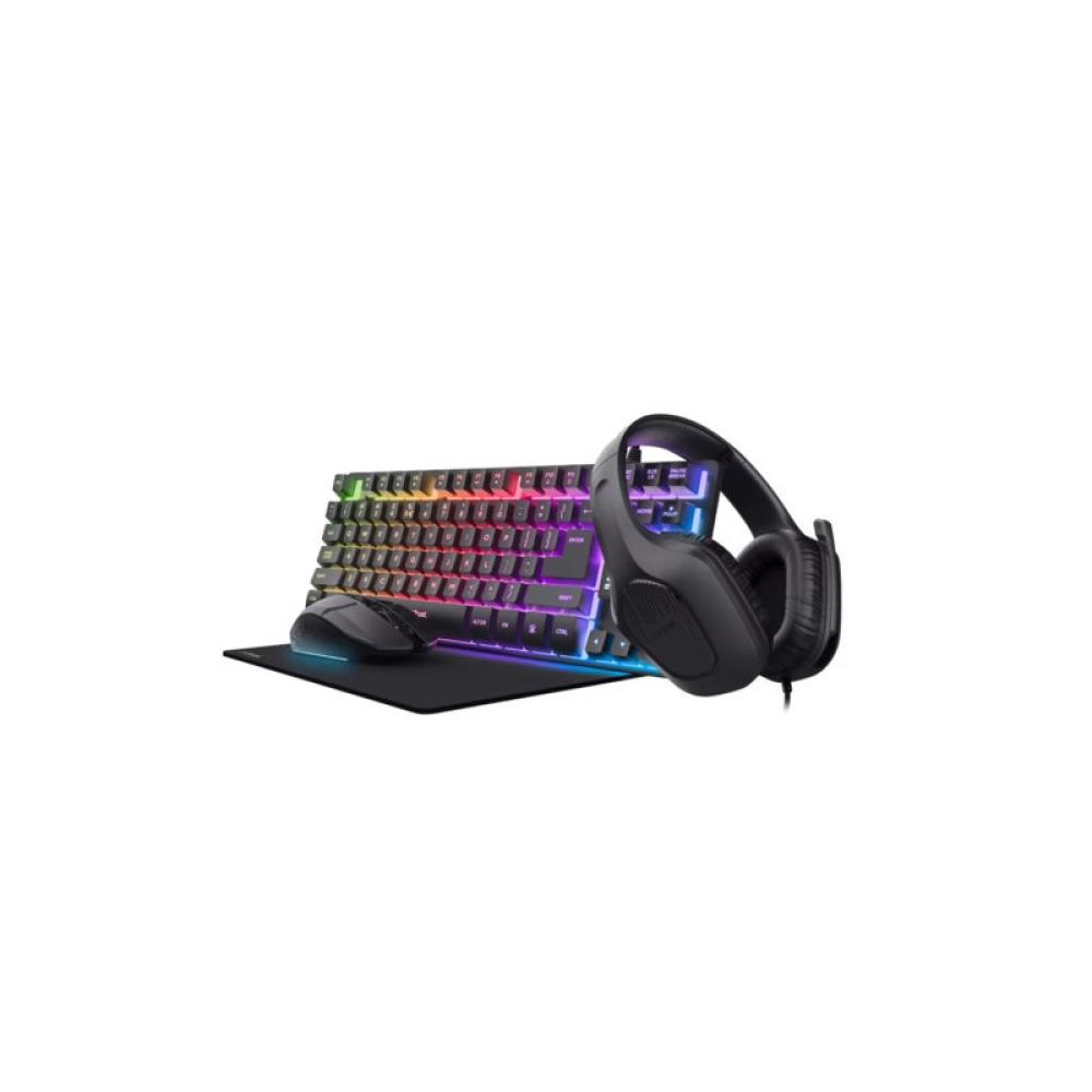 Trust - TRUST GXT780 4-IN-1 GAMING BUNDLE BLK ES