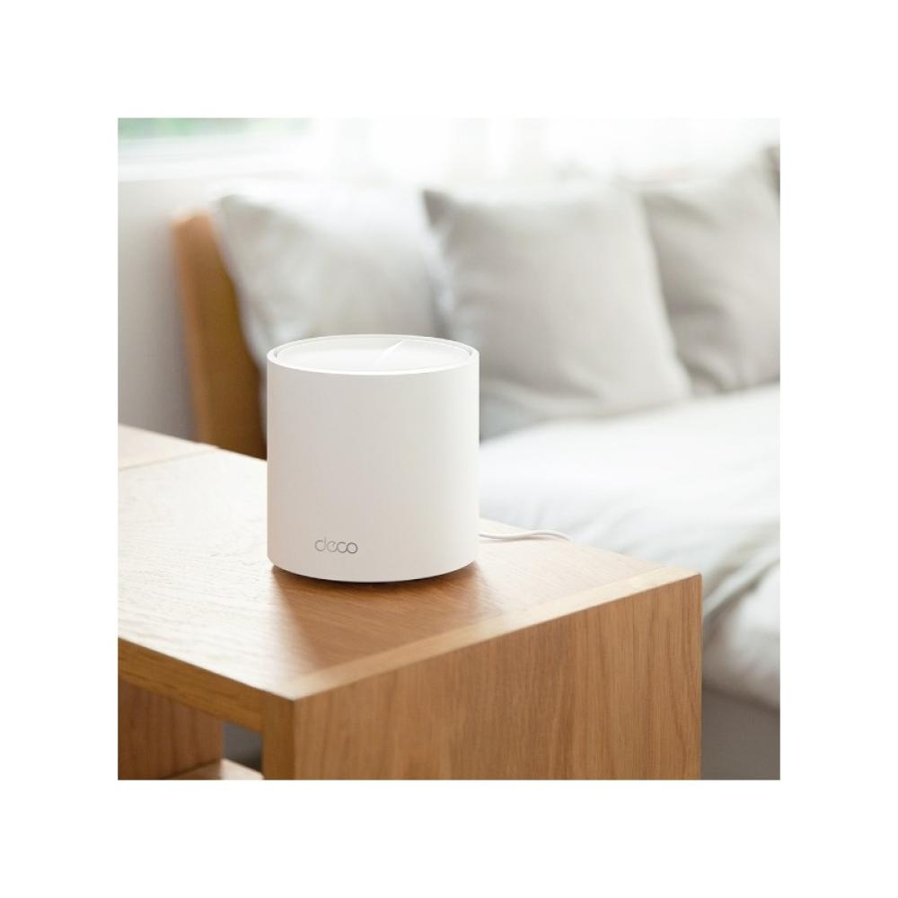 TP-Link - Deco X50 (3-pack) Doble banda (2,4 GHz / 5 GHz) Wi-Fi 6 (802.11ax) Blanco Interno