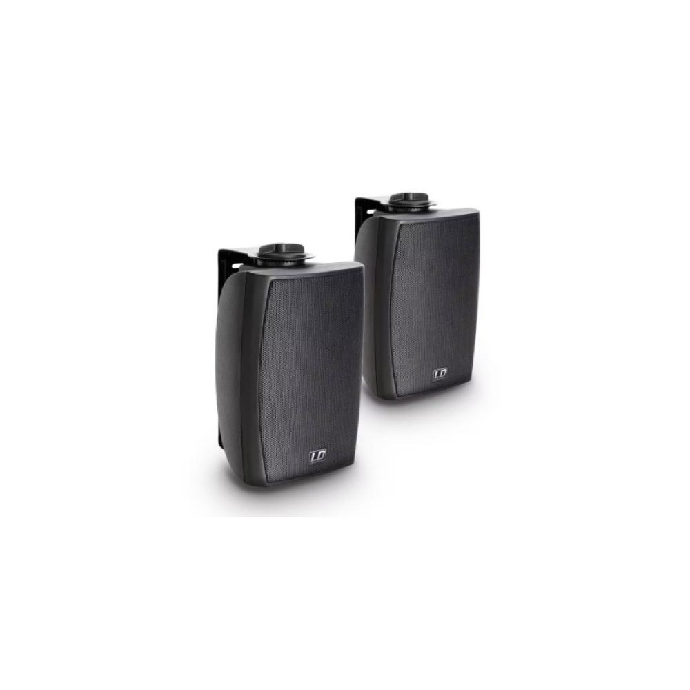 LD Systems - LD SYSTEMS INTEGRATION SERIE CONTRACTOR (LDCWMS42B) 4 2-WAY WALL MOUNT SPEAKER BLACK (PAIR) WARRANTY 2 YEARS (PU4)