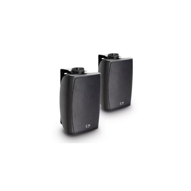 LD Systems - LD SYSTEMS INTEGRATION SERIE CONTRACTOR (LDCWMS42B) 4 2-WAY WALL MOUNT SPEAKER BLACK (PAIR) WARRANTY 2 YEARS (PU4)