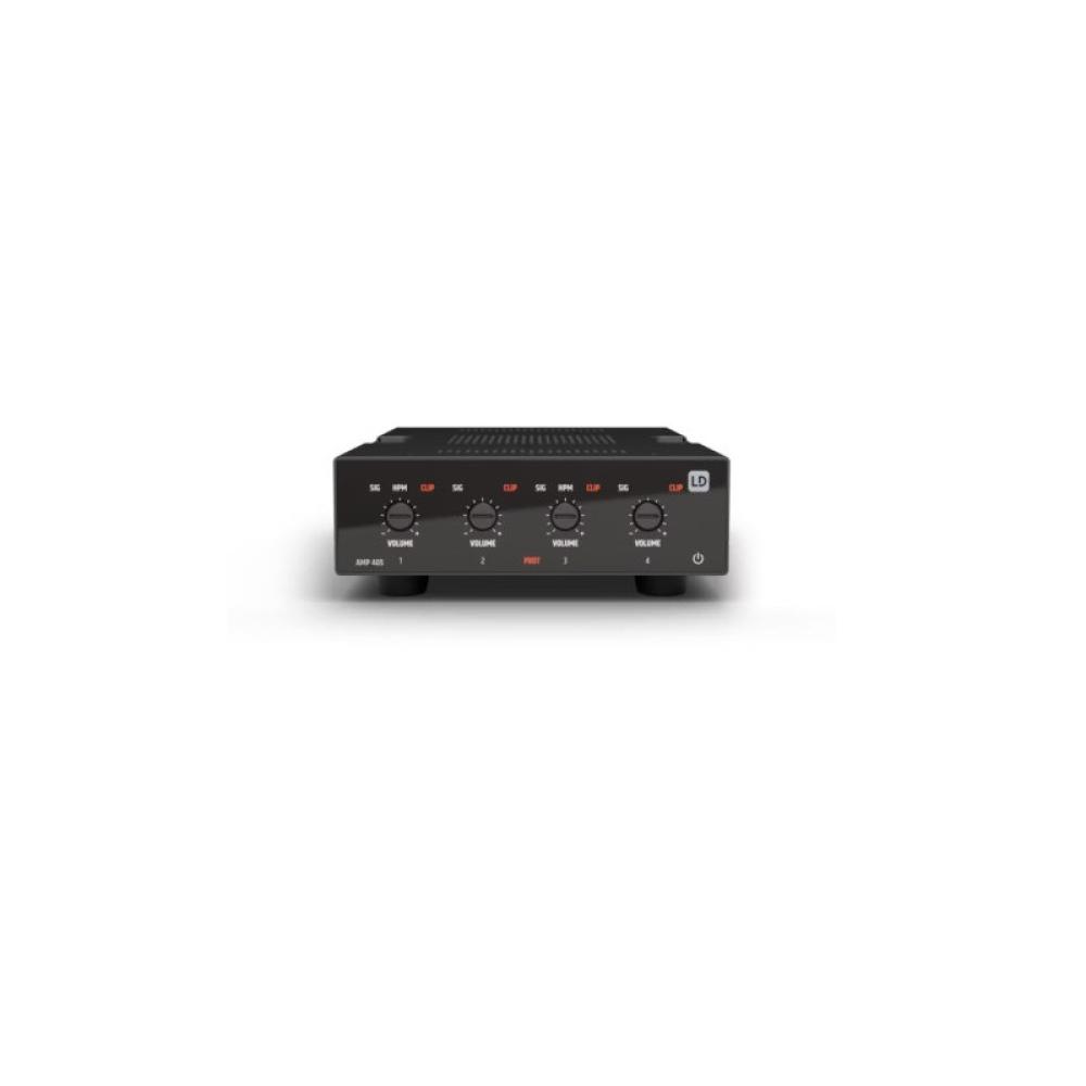 LD Systems - LD SYSTEMS INTEGRATION SERIE TICA (LDAMP405) 4-CHANNEL MINI INSTALLATION POWER AMPLIFIER 4 × 50 W 4 OHM WARRANTY 5