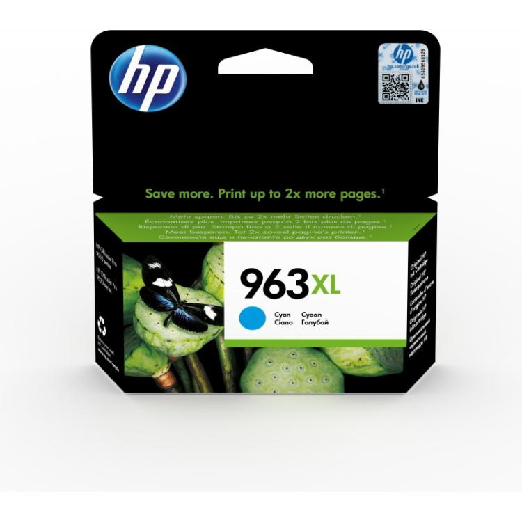 HP - Cartucho de tinta Original 963XL cian de alta capacidad