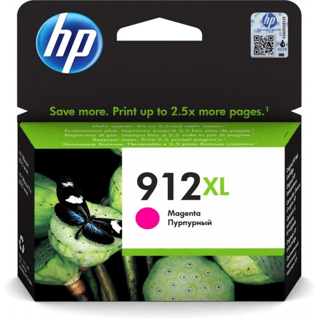 HP - Cartucho de tinta Original 912XL magenta de alta capacidad