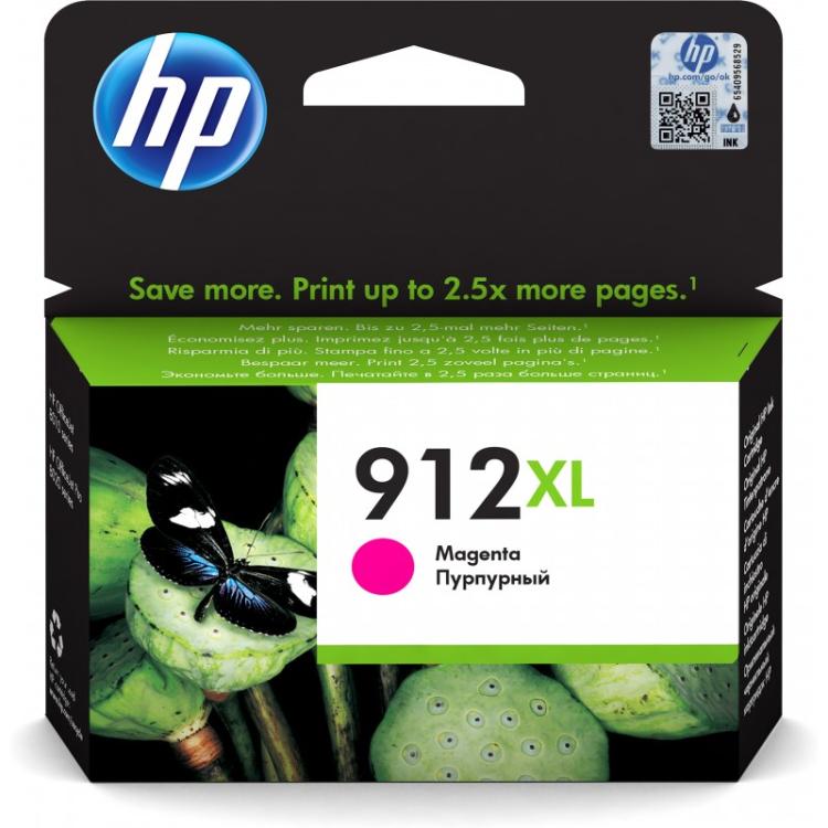 HP - Cartucho de tinta Original 912XL magenta de alta capacidad