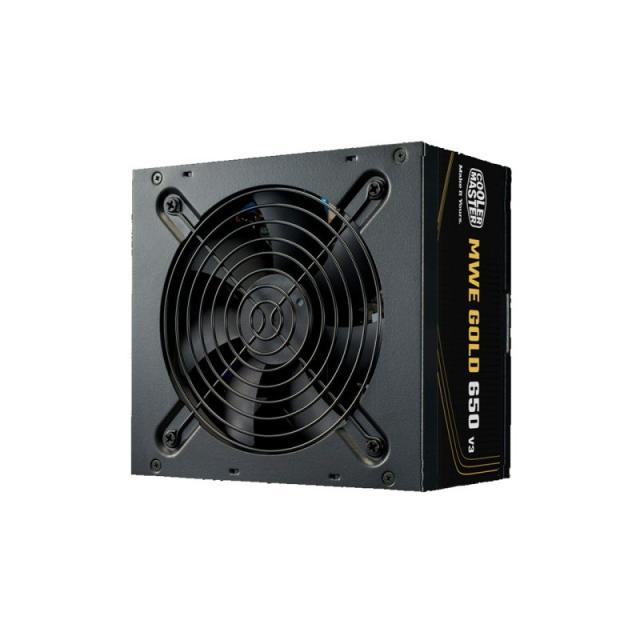 Cooler Master - MWE Gold V3 ATX 3.1 Non-Modular Series unidad de fuente de alimentación 650 W 24-pin ATX Negro