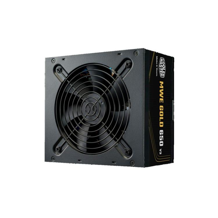 Cooler Master - MWE Gold V3 ATX 3.1 Non-Modular Series unidad de fuente de alimentación 650 W 24-pin ATX Negro