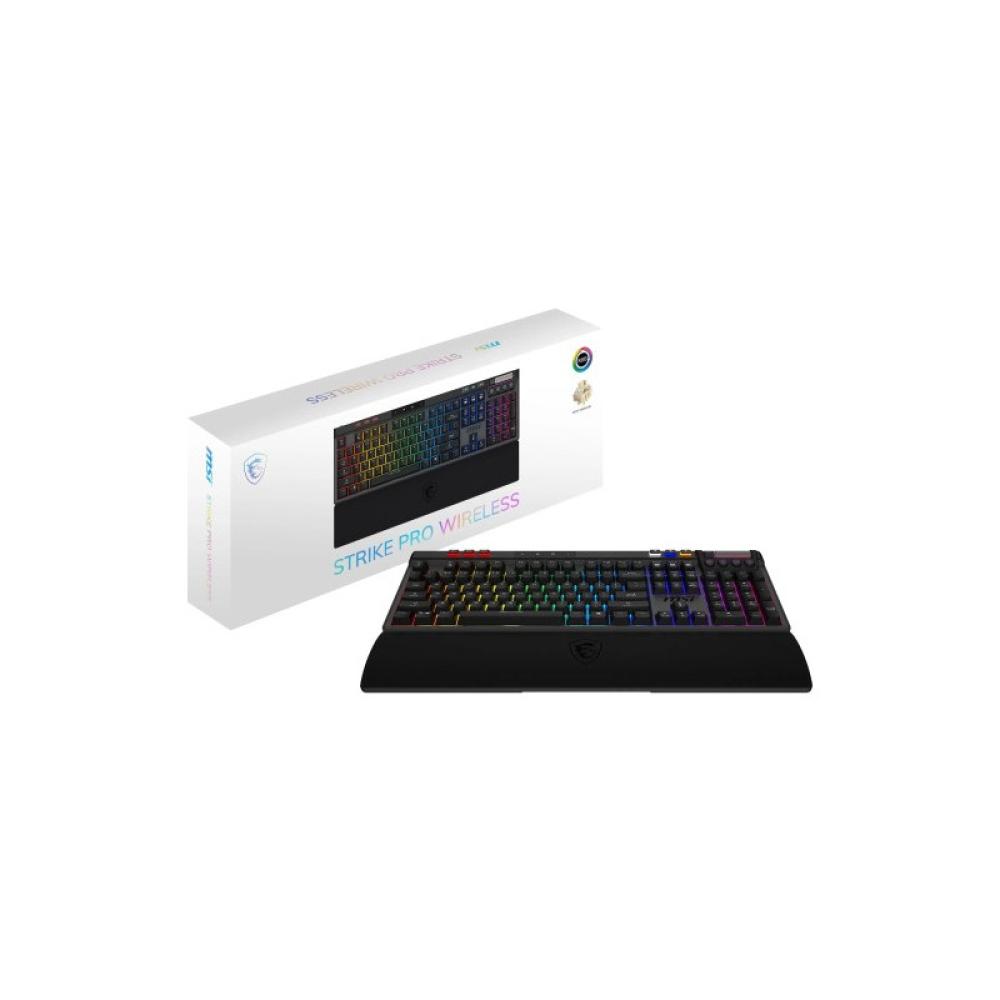 MSI - TECLADO MSI STRIKE PRO WIRELESS SILENT ES
